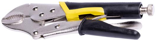 Alicate de Pressão Boca Curva Cabo Emborrachado 10" (25 CM) Fertak
