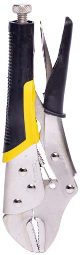 Alicate de Pressão Boca Reta Cabo Emborrachado 10" (25 CM) Fertak