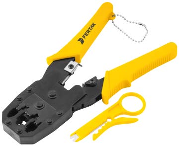 Alicate Crimpador - RJ11 - RJ12 Fertak