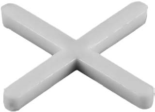 Espaçador Piso Cruzeta - 100 PÇS 1,0mm Fertak