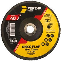 Disco Flap - Cônico 40 180 MM ( 7" ) Fertak