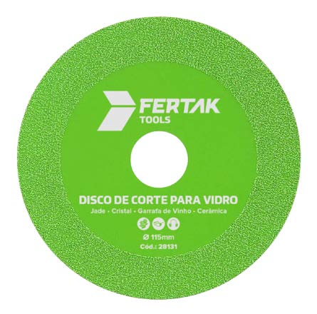 Disco de Corte P/ Vidro e Porcelanato 115mm Fertak