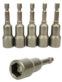 Soquete Magnético - 5 PÇS 11 mm 65 mm Fertak