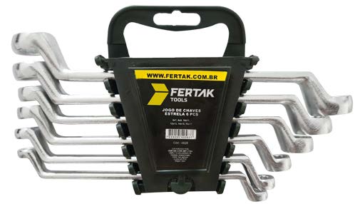 Kit de Chaves Estrela - 6 PÇS 6 Peças Fertak