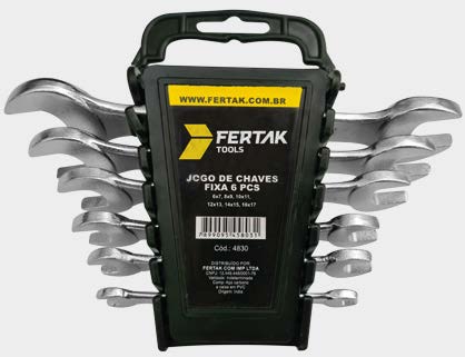 Kit de Chaves Fixa - 6 PÇS 6 Peças Fertak