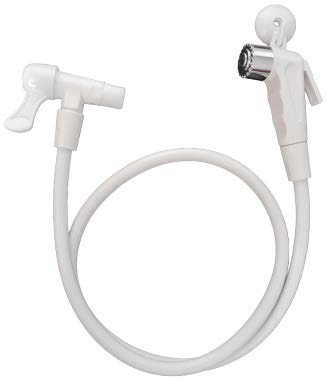 Ducha 1/4" PVC Branca Gatilho ABS Branco Fertak