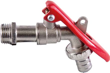 Torneira Esfera C/ Porta Cadeado 1/2" Fertak