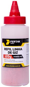 Refil Linha de Giz 120G Azul 120g Fertak