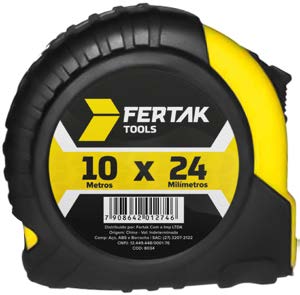 Trena Emborrachada Eco 10m x 24mm Fertak