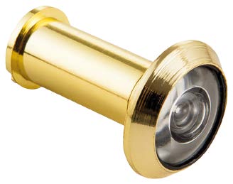 Olho Mágico 200° - 16mm Cromado / Dourado Fertak